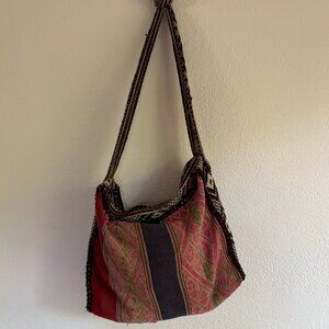 Handwoven crossbody bag